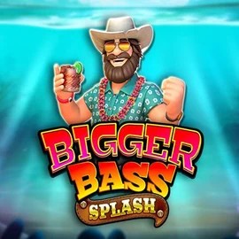 Bigger Bass Splash by Pragmatic Play, showcased at goldenbettingcasino.com – game logo