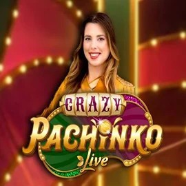 Crazy Pachinko logo – Live Casino by Evolution at Goldenbet Casino
