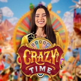 Crazy Time casino game by Evolution – featured logo at Goldenbet Casino