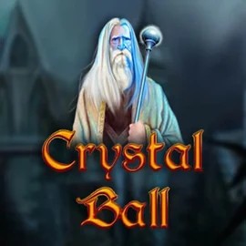 Crystal Ball slot logo by Gamomat at Goldenbet Casino