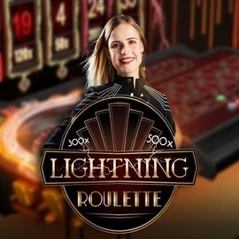Lightning Roulette slot icon by Evolution, available at Goldenbet Casino